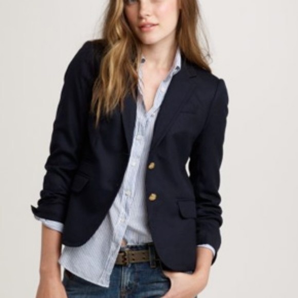 J. Crew Jackets & Blazers - J. Crew Navy Blazer with Gold Buttons